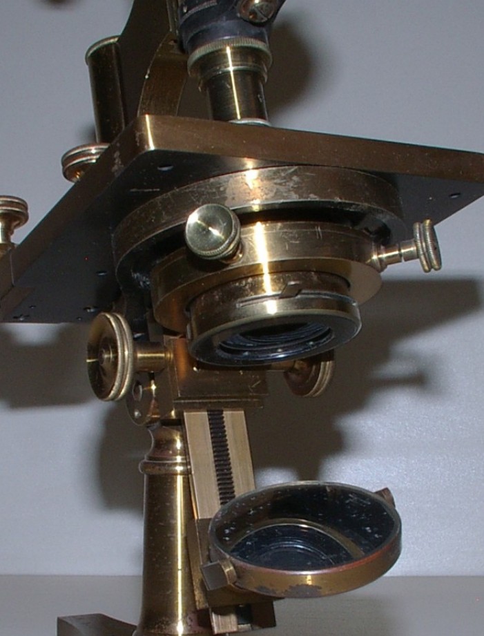 R.&J. Beck Continental Model microscopi antichi, vintage microscopes, microtome, microtomes