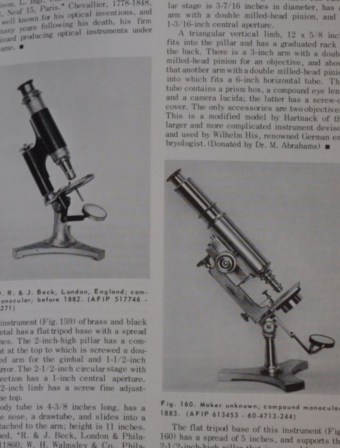 The Billings Microscope Collection microscopi antichi, vintage microscopes, microtome, microtomes
